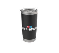 Credenza maggiore della medicina Placebo Bicchiere termico in acciaio inox doppia parete