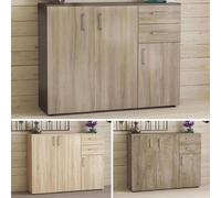 CREDENZA MOBILE MADIA SOGGIORNO SALOTTO DESIGN MODERNO LEGNO GRIGIO MOD.FLEXI
