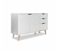 Credenza Moderna Capiente Madia Mobile Soggiorno 120x40x74.5 cm