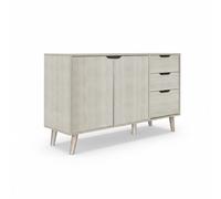 Credenza Moderna Capiente Madia Mobile Soggiorno 120x40x74.5 cm