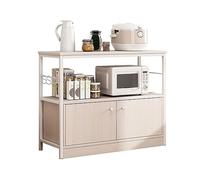 Credenza nordico - Moderno Minimalista 100 cm Buffet Storage, Multi-funzionale Tea & Wine Cabinet per la cucina di casa, elegante armadietto con ampio spazio