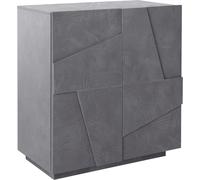 Credenza PING 80 cm 2 ante battenti Ardesia