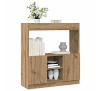 Credenza Rovere Artigianale 92x33x100 cm, Solid Wood Sideboard with 2 Doors and 3 Drawers, Rustic Living Room Storage Cabinet, Handcrafted Multilayer Plywood Furniture for Dining Room & Hallway