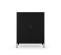 Credenza Soggiorno in Metallo - VITO | 2 Ripiani Regolabili Buffet Scintillante