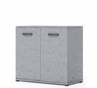 Credenze buffet cemento 90 cm cucina Mobile multiuso moderno con 2 ante armadio