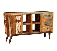 Credenze comò cucina in legno massello 1 anta 4 scomparti e 3 cassetti credenza legno per camera da letto e soggiorno