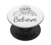 Credere Bigfoot Sketch PopSockets PopGrip Adesivo