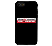 Credere in Dio significa nulla credere che Dio sia tutto Custodia per iPhone SE (2020) / 7/8