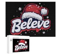 Credere nel cappello di Natale puzzle per adulti attività familiari giochi decorazione casa puzzle 300 PCS