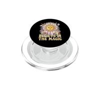 Credere nel magico sole fungo Boho Hippie Art PopSockets PopGrip per MagSafe