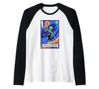 CREDETE negli Alieni? Basketball Slam Dunk Maglia con Maniche Raglan