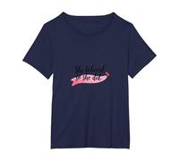 Credeva così ispirava l'emancipazione Femminile Maglietta, Donna Plus-Size, Navy, 1X