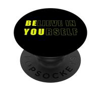 Credi in te stesso Sii te stesso amore atmosfera positiva PopSockets PopGrip Adesivo