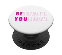Credi in te stesso Sii te stesso amore atmosfera positiva PopSockets PopGrip Adesivo