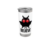 Credi nel misterioso Mothman Bicchiere termico in acciaio inox doppia parete