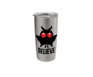 Credi nel misterioso Mothman Bicchiere termico in acciaio inox doppia parete