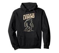 Credi nella Leggenda Bigfoot Sasquatch Cryptid Folklore Felpa con Cappuccio