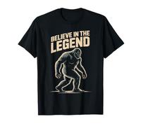 Credi nella Leggenda Bigfoot Sasquatch Cryptid Folklore Maglietta