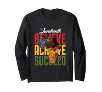 Credi raggiungere il successo afroamericano forte Juneteenth Maglia a Manica