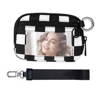 Credit Card Holder, Wristlet Wallet, Compact Coin Pocket Small Wallets with ID Window, Waterproof Sturdy Material, Slim Design Lightweight Wallet for Women Girls, Everyday Use