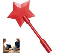 Credit Card Wall Taps to Pay, Star Magic Wands Contactless Payment Card Holder for Tap-to-Pay Credit & Debit Cards, Novelty Gift (rosso)