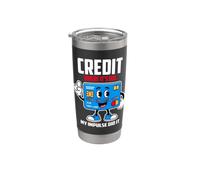 CREDIT WHERE IT S DUE MY IMPULSE DID IT Bicchiere termico in acciaio inox doppia parete