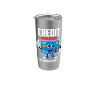 CREDIT WHERE IT S DUE MY IMPULSE DID IT Bicchiere termico in acciaio inox doppia parete