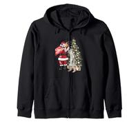 Credo in Babbo Natale Buon Natale e Felice Anno Nuovo Felpa con Cappuccio