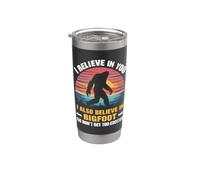 Credo in te, credo anche in Bigfoot Bicchiere termico in acciaio inox doppia parete