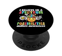 Credo in uno spettro di possibilità consapevolezza dell'autismo PopSockets PopGrip Adesivo