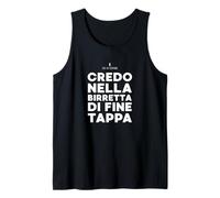 Credo nella Birretta di Fine Tappa - Birra Dopo Le Camminate Canotta