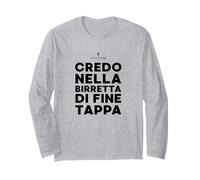 Credo nella Birretta di Fine Tappa - Frase Divertente Maglia a Manica