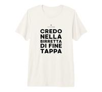 Credo nella Birretta di Fine Tappa - Frase Divertente Maglietta Premium