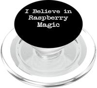 Credo nella magia del lampone Funny Raspberries Minimalist PopSockets PopGrip per MagSafe