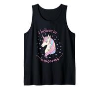 Credo nelle magiche stelle fantasy degli unicorni Canotta