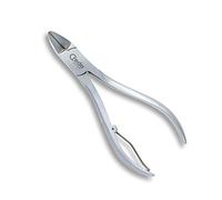 CREDO Pinza per unghie, 12 cm, punte arrotondate, cromato opaco