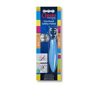 Credo Solingen Horn pelle safetyhobel Pop Art, cromato, Blu