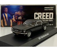 Creed 1967 Ford MUSTANG Coupé Nero Opaco 1:43 Scala Greenlight 86615