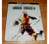 Creed + Creed II La Legenda De Rocky Steelbook 4K UHD+ Blu-Ray Nuovo Sigillato