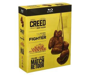 Creed + Il Fighter + La Rage A Pancia + Match Ritorno Cofanetto Blu-Ray Nuova