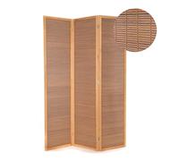 CREEDWOOD DIVISORIO per Camera Alara | 170x120 cm, bambù, 3 Pezzi | paravento Naturale, divisorio in bambù, paravento Marrone, divisorio Pieghevole, per camerino