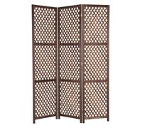 CREEDWOOD PARAVENT Lumina | bambù, Legno, 170 cm, 3 Pezzi | Schermo di bambù, Schermo per la Privacy, Parete divisoria, spogliatoio in bambù, divisorio Decorativo | Colore: Marrone