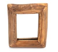 CREEDWOOD SPECCHIO DA PARETE Base A | 40x32cm, legno massiccio | specchio in legno naturale, specchio da ingresso, specchio da bagno rettangolare