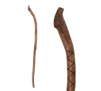 CREEDWOOD Walk - Bastone in legno di teak, 120 cm, con intagli, bastone da trekking, bastone in legno, bastone da pastore decorativo