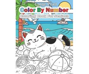 Creekside Lane Lane Creekside Large Print Color By Number Coloring (Tascabile)