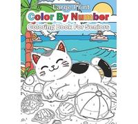 Creekside Lane Large Print Color By Number Coloring Book For Senior (Tascabile)