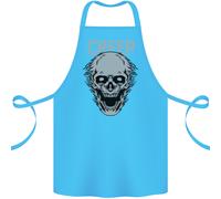 Creep Umano Teschio Gotico Musica Rock Metallo Cotone Grembiule 100% Biologico
