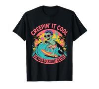Creepin' It Cool Zombie Summerween Divertente Halloween estate Maglietta