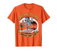 Creepin' It Cool Zombie Summerween Divertente Halloween estate Maglietta