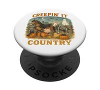 Creepin’ It Country Cute Farm Halloween Animals PopSockets PopGrip Adesivo